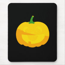 Huge Smile Jack-O-'Lantern Mouse Pads
