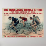Huge Vintage Mens Sports Cycling Cycling fans Posters