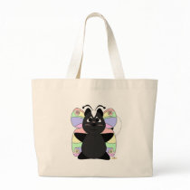 Huggable Butterfly Skunk Tote Bag