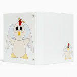 Huggable Chicken Angel 3 Ring Binders