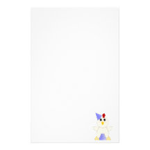 Huggable Chicken Birthday Boy Customized Stationery