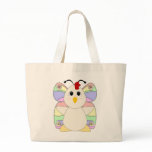 Huggable Chicken Butterfly Canvas Bag