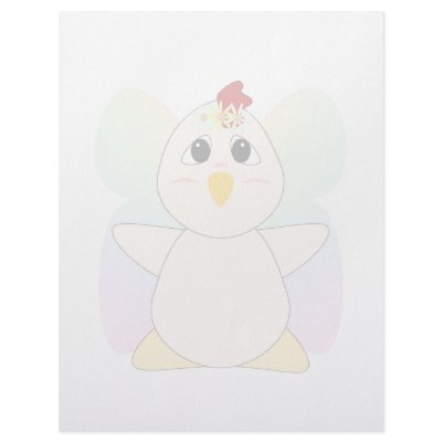 Huggable Chicken Flower Fairy by mydeas