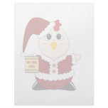 Huggable Chicken Santa Customized Letterhead