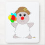 Huggable Clown White Sheep
