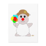 Huggable Clown White Sheep