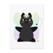 Huggable Fairy Skunk Postcard