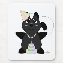 Huggable Pastel Birthday Skunk