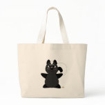 Huggable Skunk Tote Bags