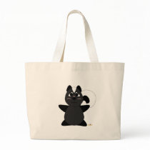 Huggable Skunk Tote Bags