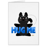 Huggable Skunk Blue Hug Me Greeting Card