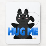 Huggable Skunk Blue Hug Me Mouse Pad