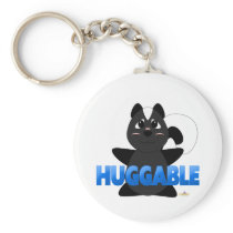 Huggable Skunk Blue Huggable Key Chains