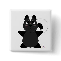 Huggable Skunk Buttons