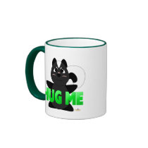 Huggable Skunk Green Hug Me Coffee Mug