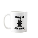 Huggable Skunk Hug A Skunk Mug