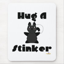 Huggable Skunk Hug A Stinker Mouse Pad