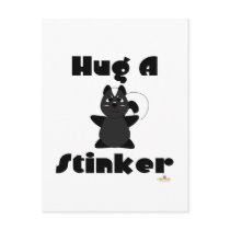Huggable Skunk Hug A Stinker Post Cards