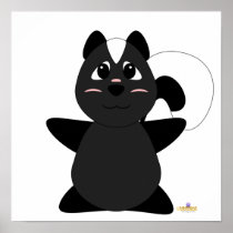 Huggable Skunk Posters