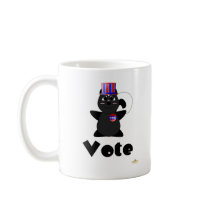 Huggable Voting Skunk Vote Coffee Mug