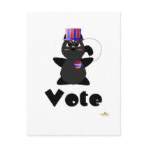 Huggable Voting Skunk Vote Postcard