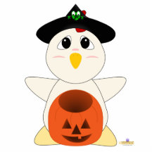 Huggable Witch White Chicken Photo Sculpture