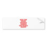 Hugged Someone Battling Skin Cancer Today? Bumper Sticker