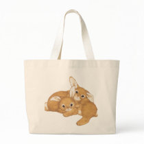 Huggy Bunnies Canvas Bag