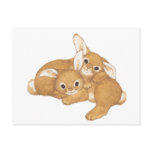 Huggy Bunnies Post Card