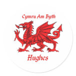 Hughes Welsh Dragon Sticker
