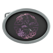 Hugin And Munin Belt Buckle