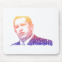 Hugo Chavez - Hugo in Words style Mouse Pad