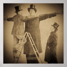 Hugo the Giant Sideshow Freak Vintage Sepia Posters