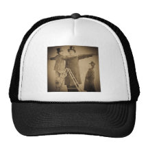 Hugo the Giant Vintage Circus Freak Wendt Photo Mesh Hats