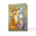 Hugs and kisses for sweetheart card