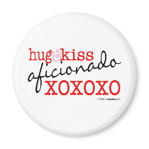Hugs and Kisses Refrigerator Magnet