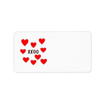 Hugs and Kisses Personalized Address Labels