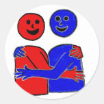 Hugs are Magic Round Stickers