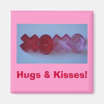 Hugs & Kisses Magnet