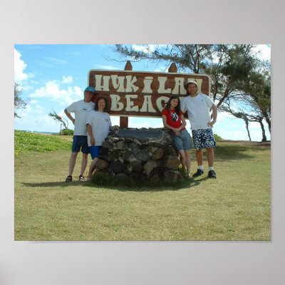 Hukilau Beach Poster by joshemms