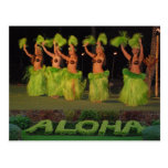 Hula dancers post cards
