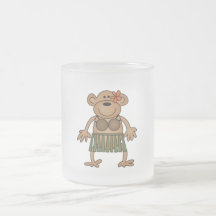 Hula Dancing Monkey Tshirts and Gifts Mugs