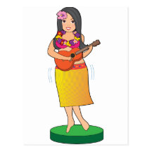 Hula Girl Post Cards