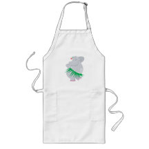 hula hippo apron