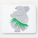 hula hippo mouse mats