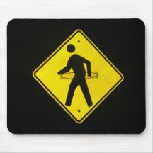 hula hoop crossing mouse pad