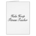 Hula Hoop Fitness Teacher cards