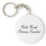 Hula Hoop Fitness Teacher Key Chains