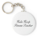 Hula Hoop Fitness Teacher keychains