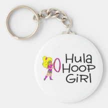 Hula Hoop Girl 2 Key Chain